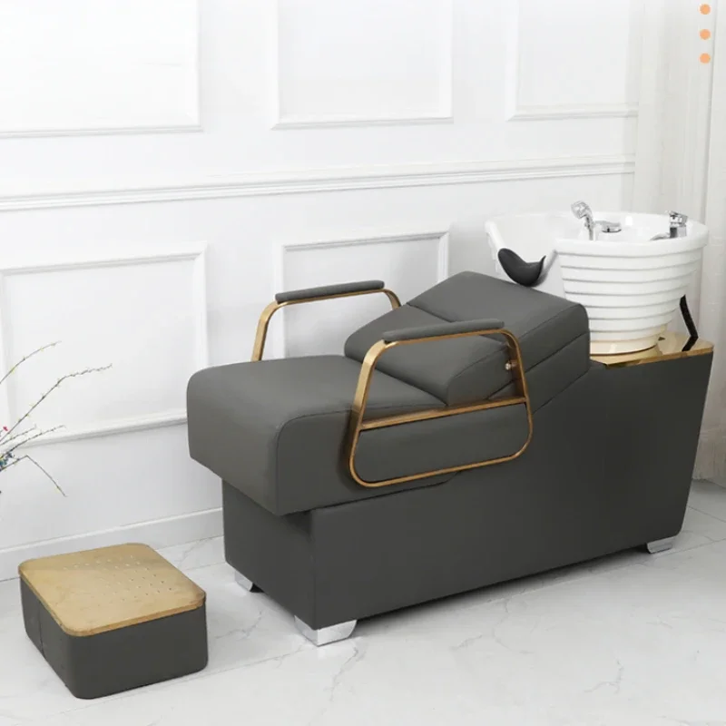 Barber Shop Dedicated Shampoo Chair Hairdressing Hair Pottery Pot Shampoo Chair Massageador Barbeiro Commercial Furniture QF50SC
Barber Shop Dedicated Shampoo Chair Hairdressing Hair Pottery Pot Shampoo Chair Massageador Barbeiro Commercial Furniture QF50SC