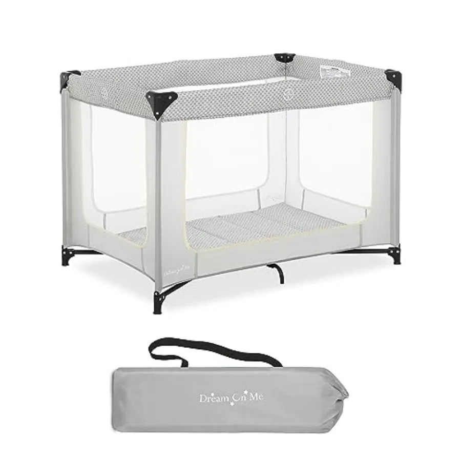 Zoom Portable Playard in Light Grey Lightwght Packable and Easy Setup Baby Playard with Breathable Mesh Sides and Soft Fabric C
Zoom Portable Playard in Light Grey Lightwght Packable and Easy Setup Baby Playard with Breathable Mesh Sides and Soft Fabric C