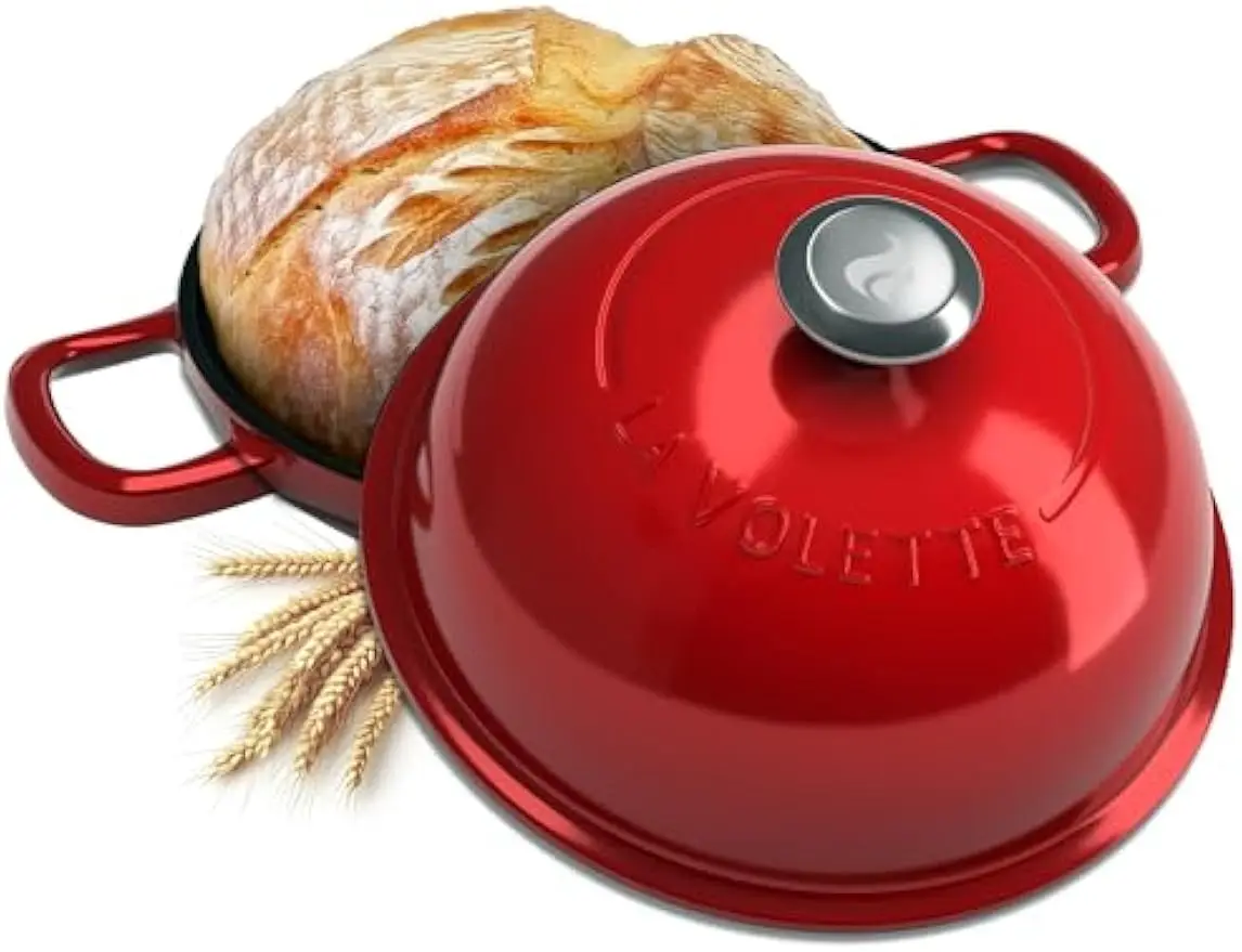 Набор для выпечки хлеба из эмалированного чугуна, 9 предметов, с крышкой, голландской духовой печью, силиконовым ковриком и аксессуарами для идеального удара
Набор для выпечки хлеба из эмалированного чугуна, 9 предметов, с крышкой, голландской духовой печью, силиконовым ковриком и аксессуарами для идеального удара