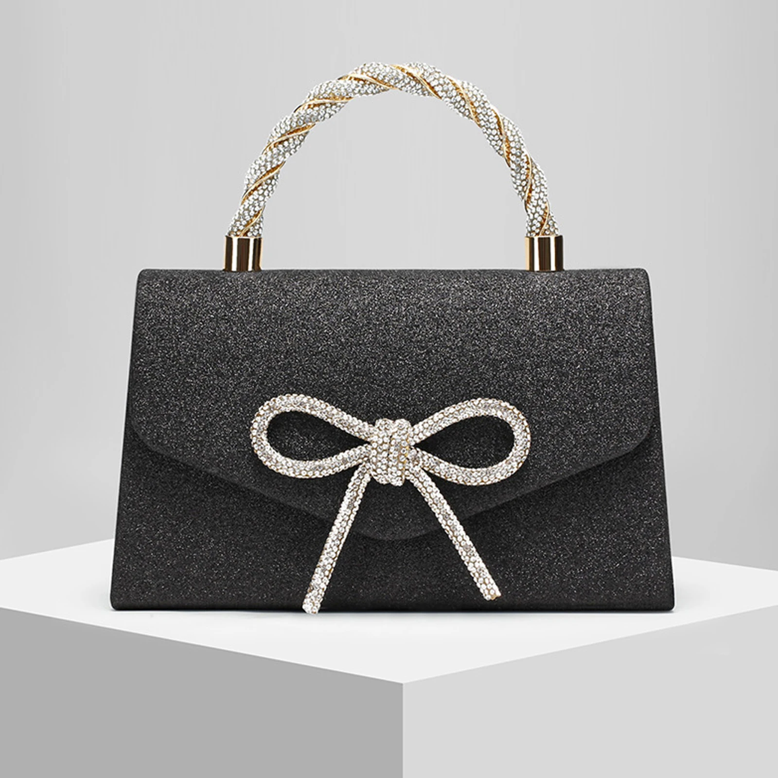 Women Sparkle Crossbody Bag Handbag Lightweight Evening Purse with Long Chain Strap
Women Sparkle Crossbody Bag Handbag Lightweight Evening Purse with Long Chain Strap