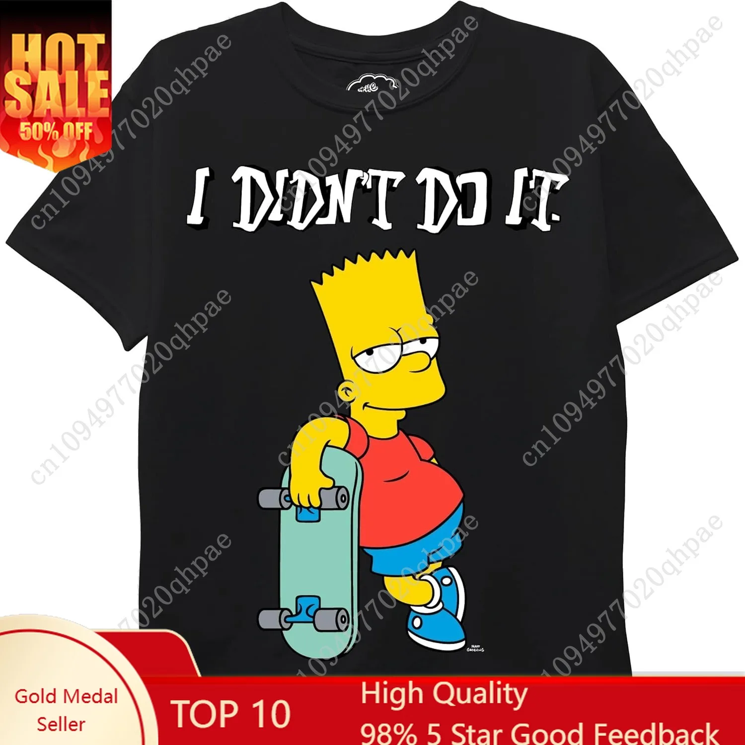 The Simpsons Boys Bart Simpson Skateboard T-Shirt - Boys 4-20 Shirt
The Simpsons Boys Bart Simpson Skateboard T-Shirt - Boys 4-20 Shirt
