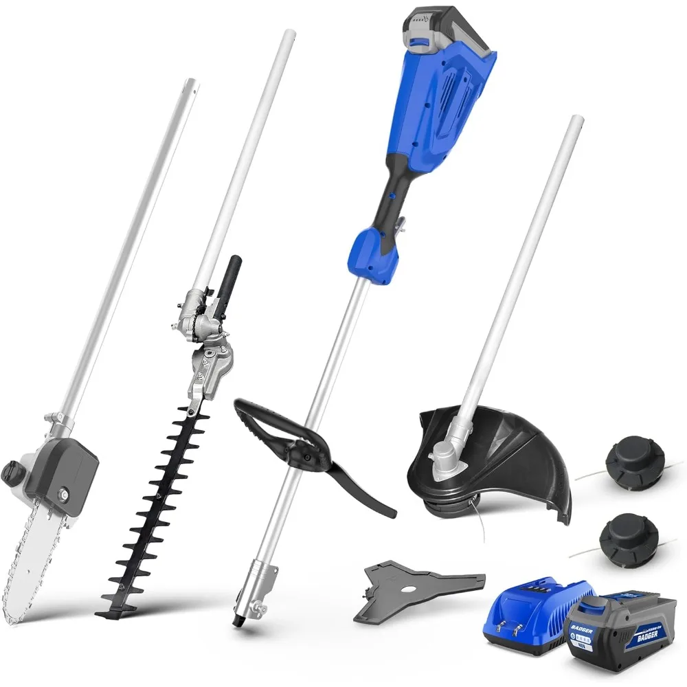 Беспроводной триммер для сорняков Wild Badger Power 40 В, триммер/обрезной станок, триммер для живой изгороди и лезвие кустореза, пила, насадка Capa
Беспроводной триммер для сорняков Wild Badger Power 40 В, триммер/обрезной станок, триммер для живой изгороди и лезвие кустореза, пила, насадка Capa