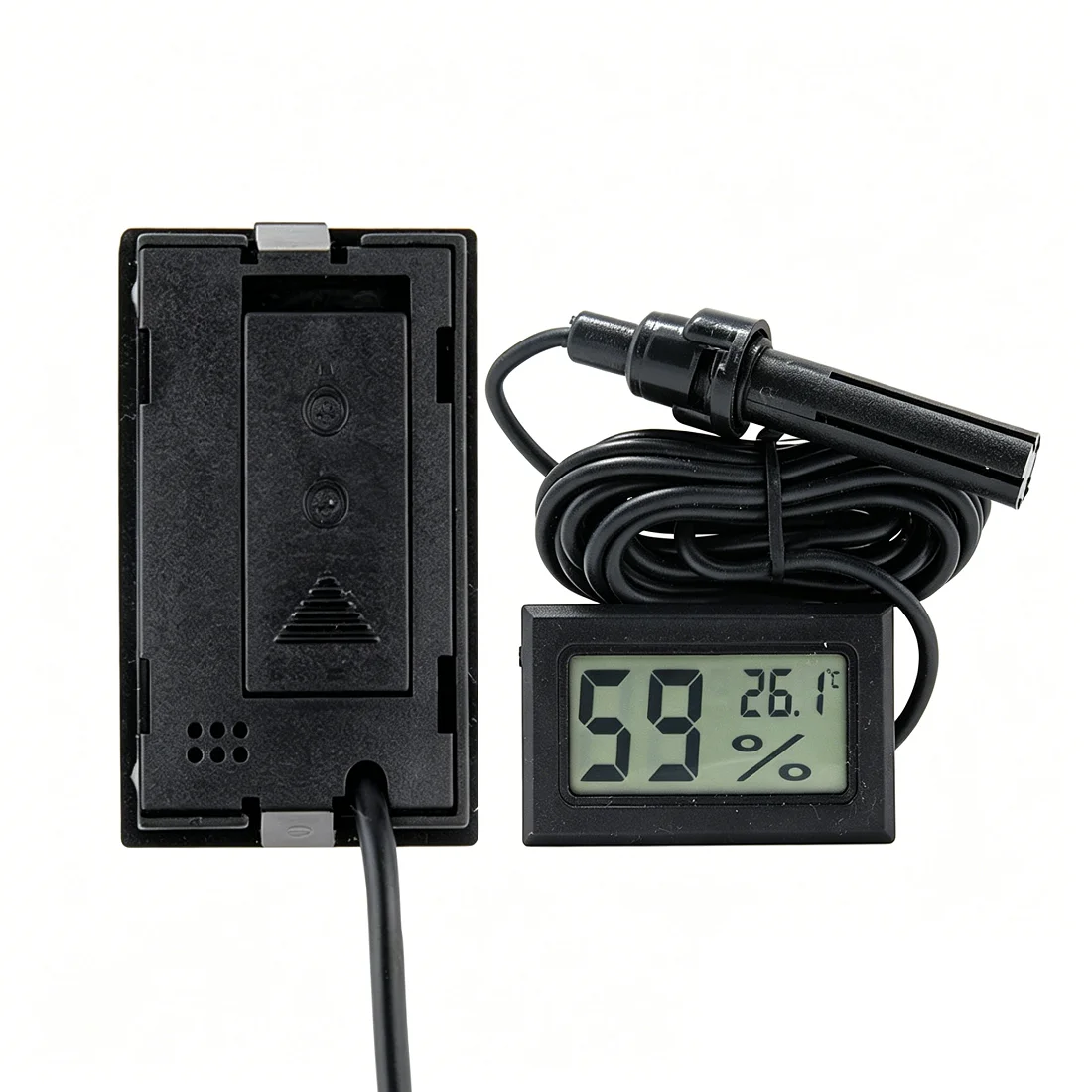 FY-12 Digital Humidity & Temperature Gauge With Sensor Probe
FY-12 Digital Humidity & Temperature Gauge With Sensor Probe