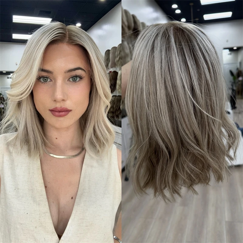 Короткая волна Боб Ombre Пепельно-русый мелированный синтетический HD кружевной фронтальный парик Бесклеевой готовый к работе парик из человеческих волос из синтетических волос
Короткая волна Боб Ombre Пепельно-русый мелированный синтетический HD кружевной фронтальный парик Бесклеевой готовый к работе парик из человеческих волос из синтетических волос