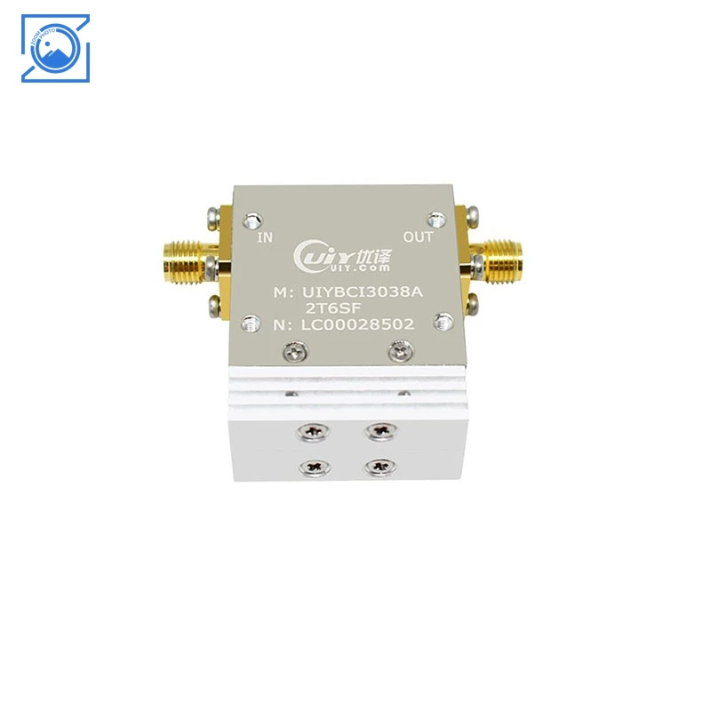 UIYBCI3038A 2.0-6.0GHz Broadband Coaxial Isolator Module RF Broadband Isolator with SMA-F Connector
UIYBCI3038A 2.0-6.0GHz Broadband Coaxial Isolator Module RF Broadband Isolator with SMA-F Connector