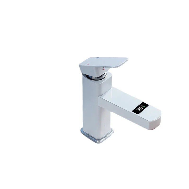 Kitchen Faucet Basin Hot and Cold Mixer Non Electric Black and White Gold LED Faucet
Kitchen Faucet Basin Hot and Cold Mixer Non Electric Black and White Gold LED Faucet