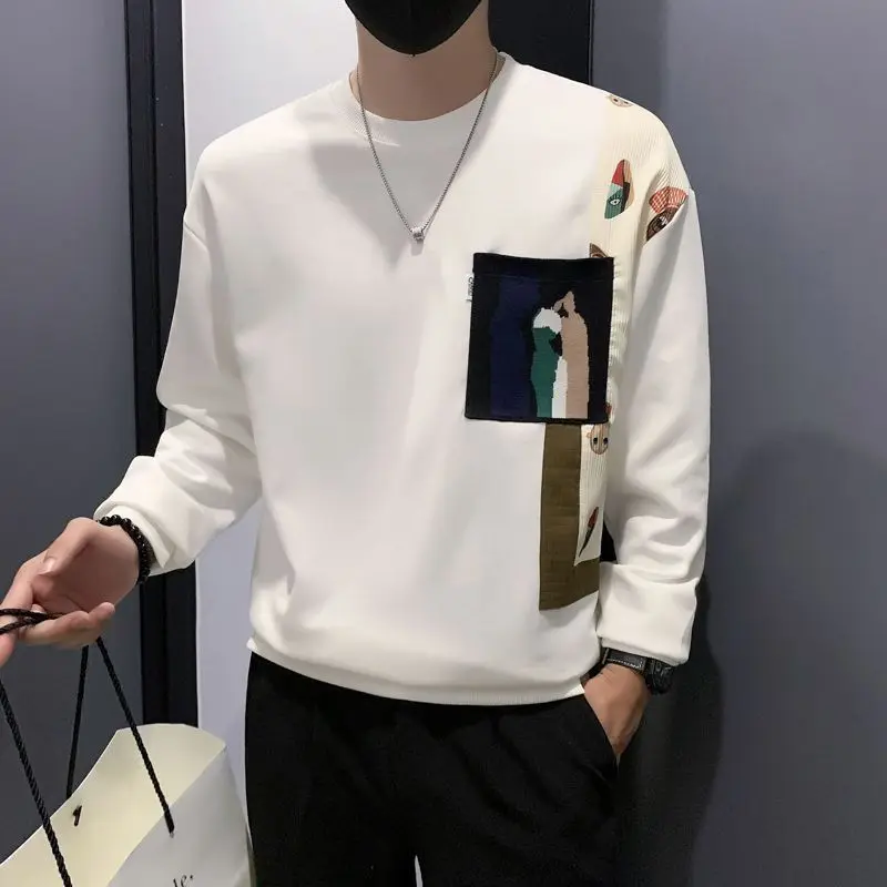 Fashion O-Neck Spliced Pockets Printed Casual Sweatshirts Men's Clothing 2023 Autumn Loose All-match Tops Korean Sweatshirts
Fashion O-Neck Spliced Pockets Printed Casual Sweatshirts Men's Clothing 2023 Autumn Loose All-match Tops Korean Sweatshirts