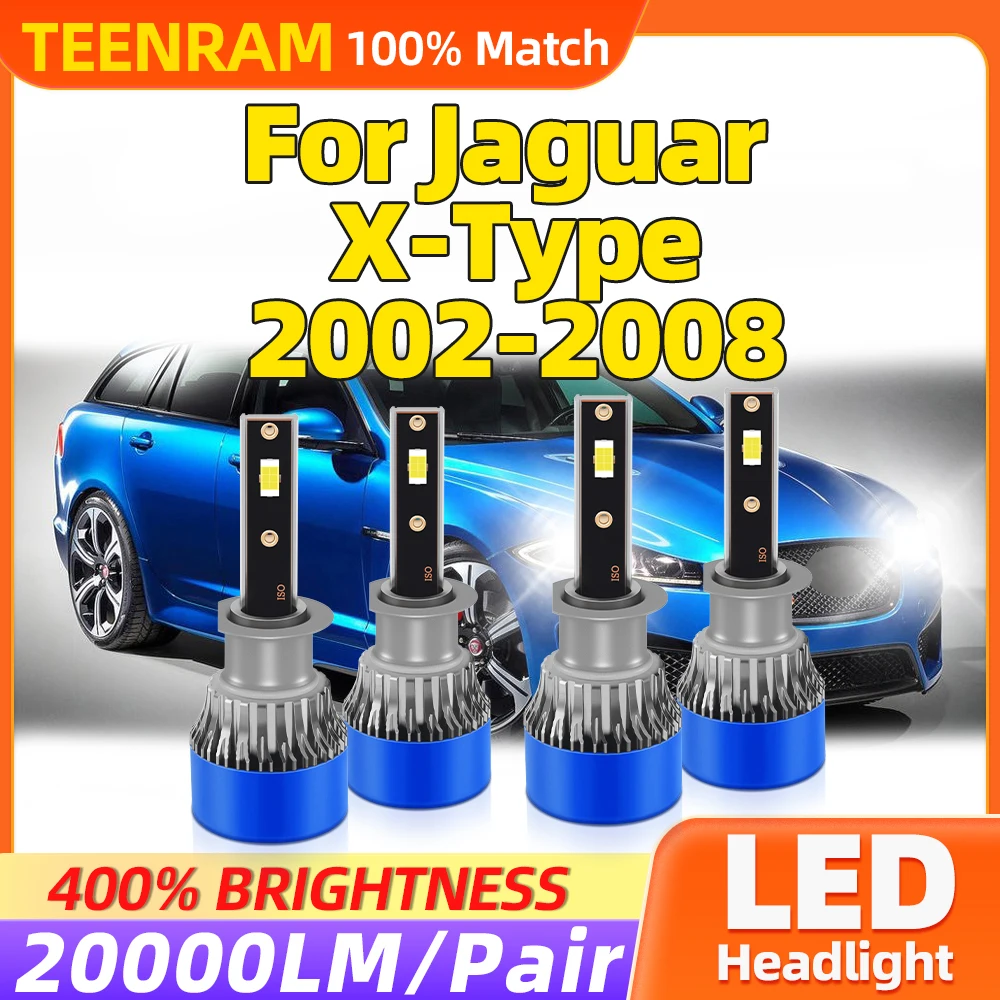 Canbus LED Headlamps 40000LM 240W Car Headlight Bulb 12V 24V Auto Lights For Jaguar X-Type 2002 2003 2004 2005 2006 2007 2008
Canbus LED Headlamps 40000LM 240W Car Headlight Bulb 12V 24V Auto Lights For Jaguar X-Type 2002 2003 2004 2005 2006 2007 2008