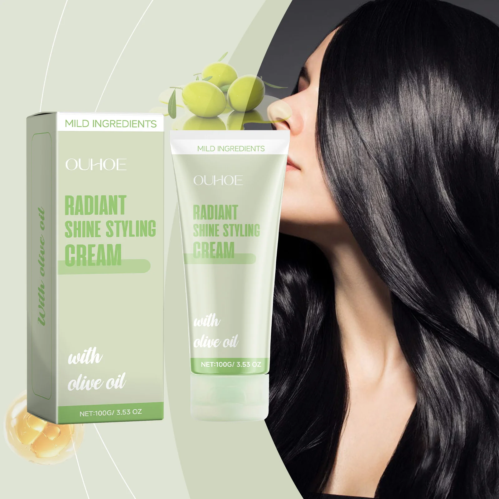 Smoothing Hair Cream Nourish and Protect Hair Repair Scalp and Hair Roots Make Hairs Shiny Citrus Fragrance Reduce Breakage
Smoothing Hair Cream Nourish and Protect Hair Repair Scalp and Hair Roots Make Hairs Shiny Citrus Fragrance Reduce Breakage