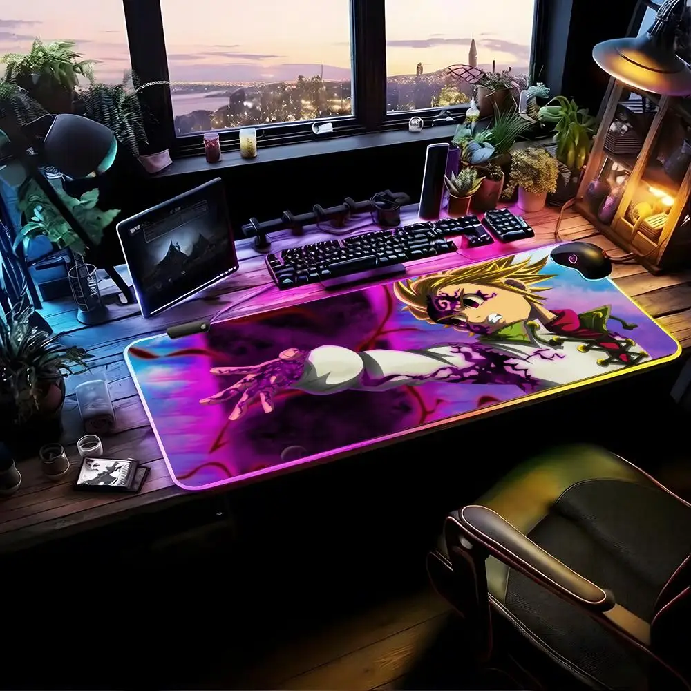 The Seven Deadly Sins Mouse Pad RGB Gaming Mouse Pad Desk Mat HD Gamer Large LED Light XXL MousePads
The Seven Deadly Sins Mouse Pad RGB Gaming Mouse Pad Desk Mat HD Gamer Large LED Light XXL MousePads