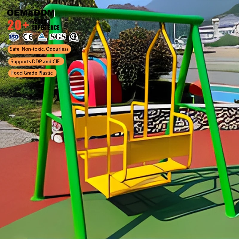 Commercial Galvanized 2 Seats Outdoor Kids Swing Set Playground Swing Set Playground Swing Equipment Kindergarten Kids Park
Commercial Galvanized 2 Seats Outdoor Kids Swing Set Playground Swing Set Playground Swing Equipment Kindergarten Kids Park