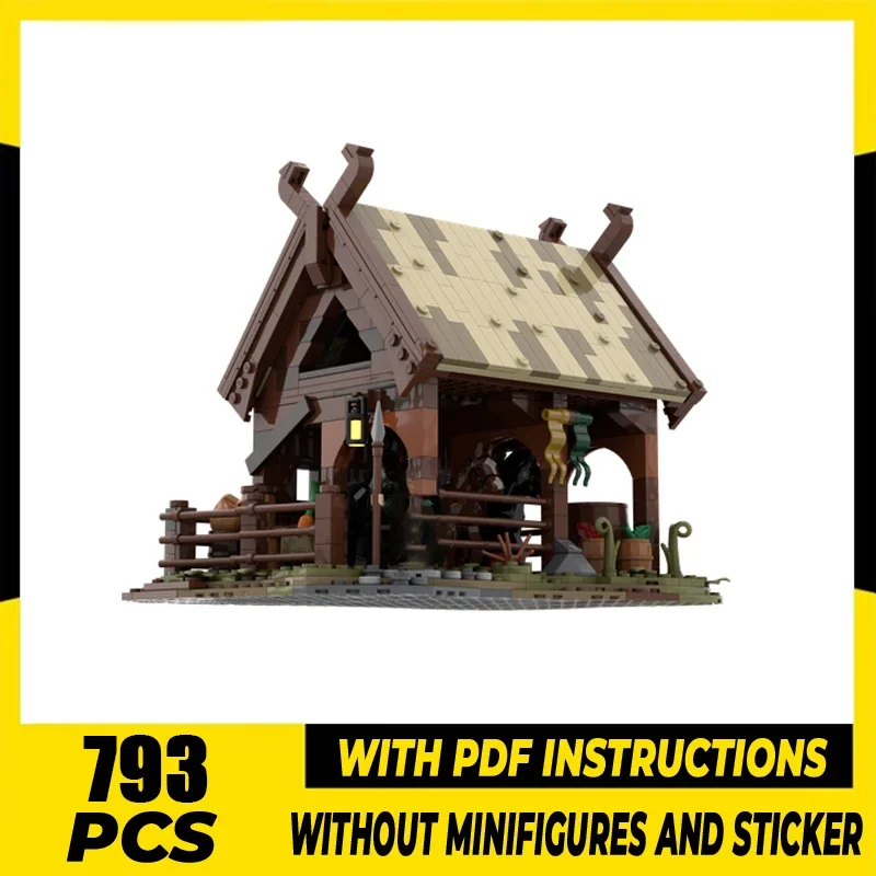 Magical Rings Movie YcMoc Building Blocks Rohand Stable Model Technology Bricks DIY Medieval Times LOTR Castle Toys
Magical Rings Movie YcMoc Building Blocks Rohand Stable Model Technology Bricks DIY Medieval Times LOTR Castle Toys