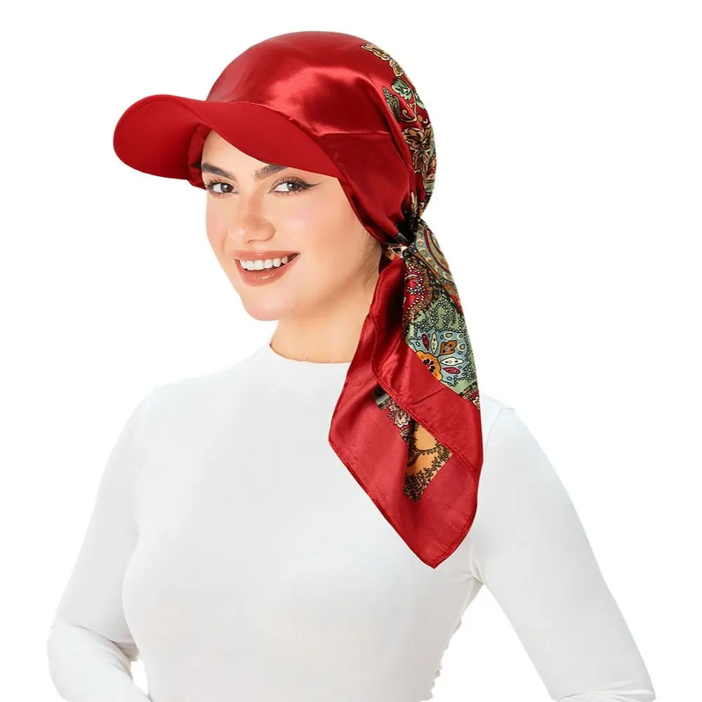 Fashion Floral Print Headscarf Hat Bohemian Soft Satin Headscarf Cap Vintage Silk Square Scarf Women Headwear
Fashion Floral Print Headscarf Hat Bohemian Soft Satin Headscarf Cap Vintage Silk Square Scarf Women Headwear