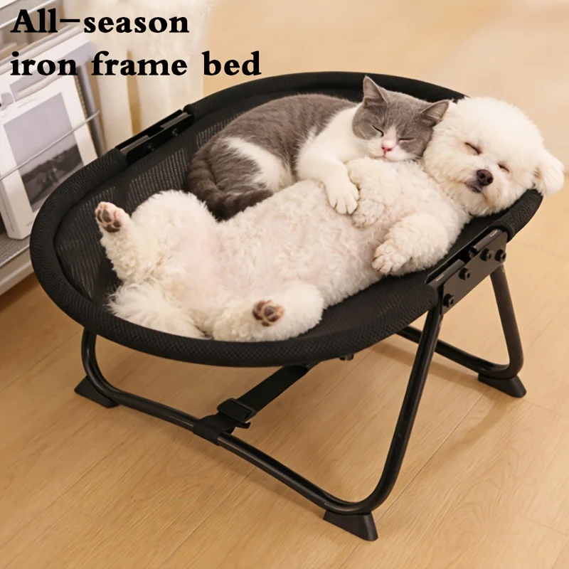 Portable Foldable Elevated Pet Bed Breathable Mesh Cat Dog Cot with Storage Bag All Season Travel Pet Hammock Suspension Design
Portable Foldable Elevated Pet Bed Breathable Mesh Cat Dog Cot with Storage Bag All Season Travel Pet Hammock Suspension Design