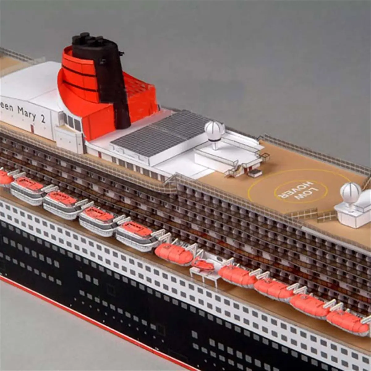 Homegood 1:400 Scale Steamer RMS Queen 2 Liner Paper Model Kit, Detailed PaperCraft Ship (Unassembled)
Homegood 1:400 Scale Steamer RMS Queen 2 Liner Paper Model Kit, Detailed PaperCraft Ship (Unassembled)