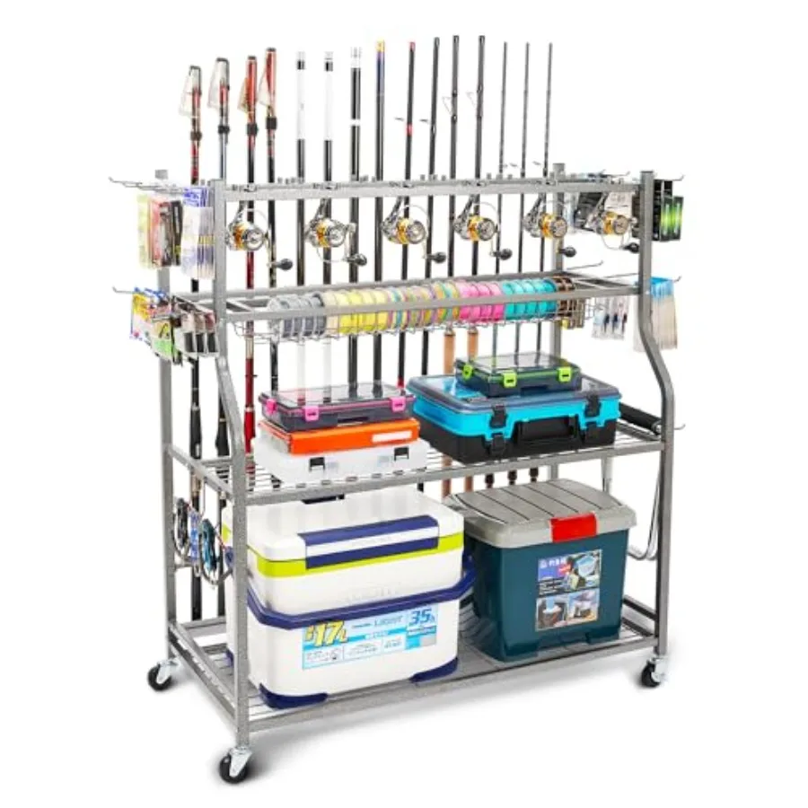 Fishing Pole Holders Fishing Rod Holders for Garage Fishing Rod Holder for Fishing Rod Tackle Box Reel Storage All-In-One Fishi
Fishing Pole Holders Fishing Rod Holders for Garage Fishing Rod Holder for Fishing Rod Tackle Box Reel Storage All-In-One Fishi