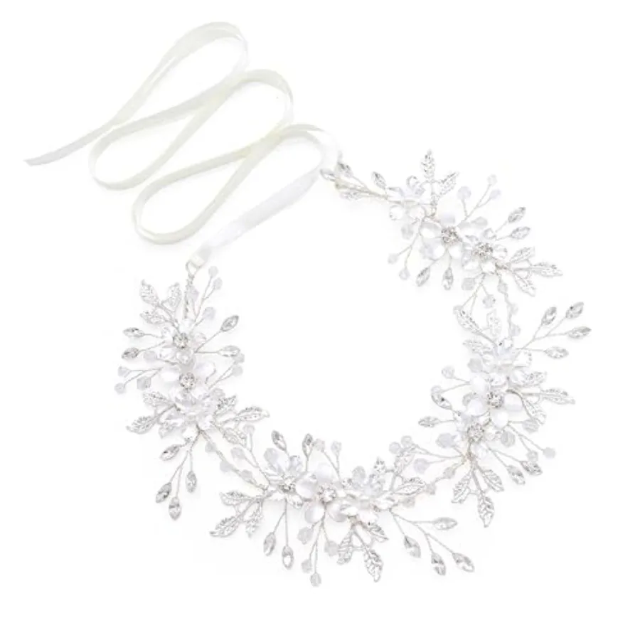 Bridal Headpieces Wedding Headbands For Bride Bridal Hair Accessories For Flower Girl,12
Bridal Headpieces Wedding Headbands For Bride Bridal Hair Accessories For Flower Girl,12