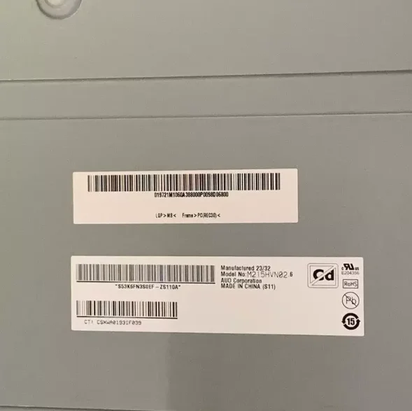 M215HVN02.6 MG2151B05-1 21.5" Grade A+ New FHD 1920x1080 30 Pins Non-Touch LVDS TFT Original LCD Display Panel Wholesale
M215HVN02.6 MG2151B05-1 21.5" Grade A+ New FHD 1920x1080 30 Pins Non-Touch LVDS TFT Original LCD Display Panel Wholesale