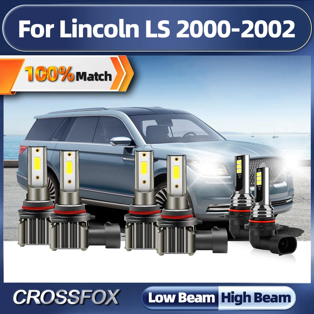 LED Headlight Bulbs 60000LM Canbus LED Lights 12V 6000K White Car Fog Lamps 360W High Low Beam For Lincoln LS 2000 2001 2002
LED Headlight Bulbs 60000LM Canbus LED Lights 12V 6000K White Car Fog Lamps 360W High Low Beam For Lincoln LS 2000 2001 2002
