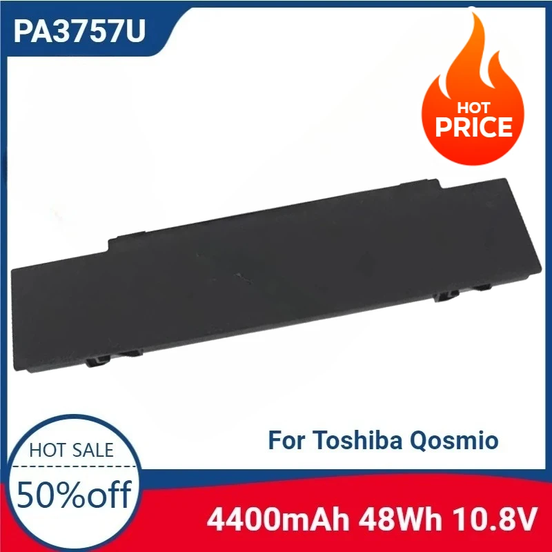 For PA3757U 10.8V48Wh Laptop Replaceable Battery for Toshiba Qosmio PA3757U-1BRS PABAS213 F60 F750 F755 T750 T851 Laptop Battery
For PA3757U 10.8V48Wh Laptop Replaceable Battery for Toshiba Qosmio PA3757U-1BRS PABAS213 F60 F750 F755 T750 T851 Laptop Battery