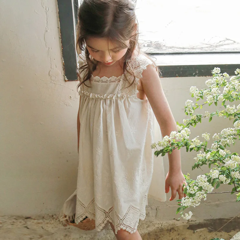 1-10 Years Old Dress 2025 Summer Korean Children's Clothing Baby Girls Fashion Lace Side Halter Skirt
1-10 Years Old Dress 2025 Summer Korean Children's Clothing Baby Girls Fashion Lace Side Halter Skirt
