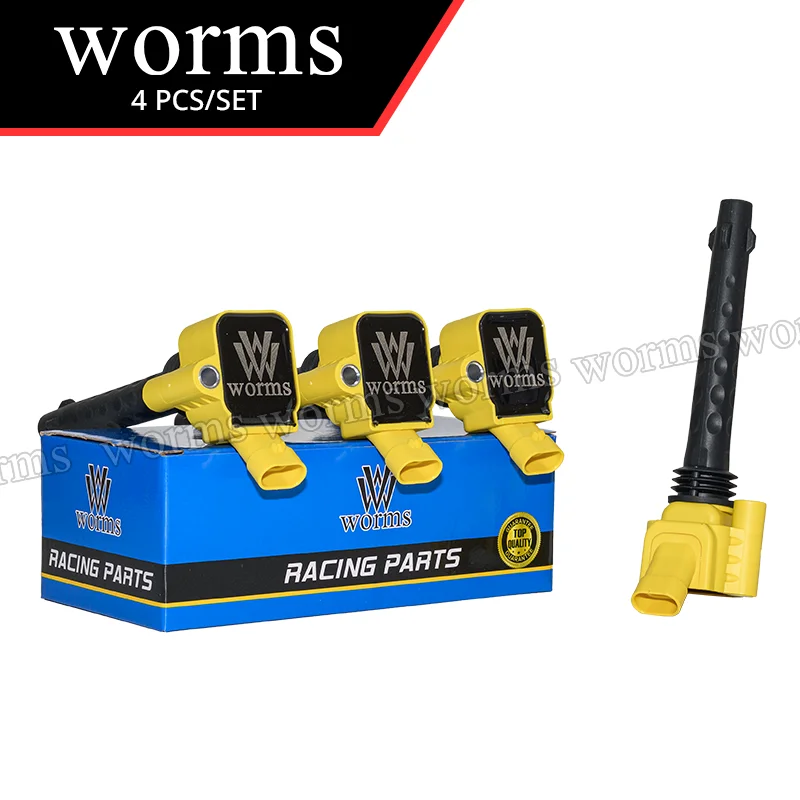 Мадернизация червей, катушка зажигания, комплект из 4 предметов, высокопроизводительные гонки для Fiat Vauxhall Opel Alfa Romeo Lancia 1.4 55213613 
Мадернизация червей, катушка зажигания, комплект из 4 предметов, высокопроизводительные гонки для Fiat Vauxhall Opel Alfa Romeo Lancia 1.4 55213613