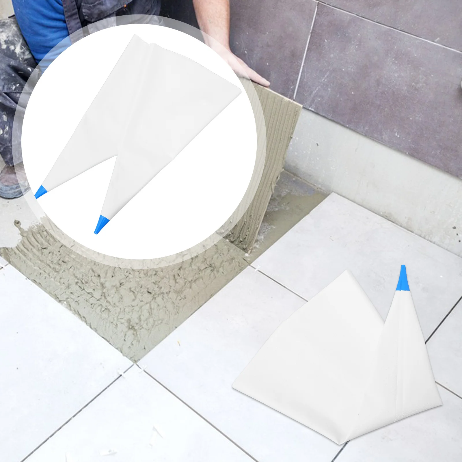 2Pcs Tile Grout Bag PVC Masonry Grouting Tool Fine Tip Leakproof for Concrete Brick Mortar Piping Filler Floor Tile Caulking
2Pcs Tile Grout Bag PVC Masonry Grouting Tool Fine Tip Leakproof for Concrete Brick Mortar Piping Filler Floor Tile Caulking