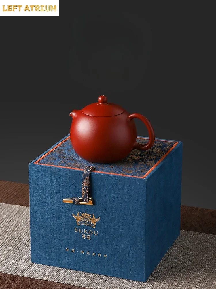 Sukou Yixing Raw Mine Dahongpao Zisha Pot Dragon Egg Pot Handmade Zhu Ni Kung Fu Tea Set Tea Gifts
Sukou Yixing Raw Mine Dahongpao Zisha Pot Dragon Egg Pot Handmade Zhu Ni Kung Fu Tea Set Tea Gifts