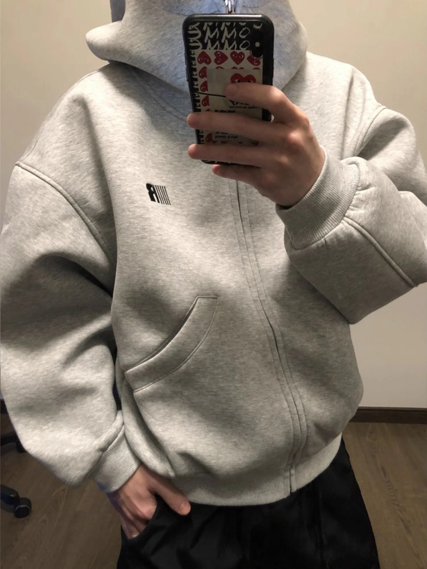 Мужская толстовка оверсайз с вышивкой букв в американском уличном стиле, модный бренд, весна-осень, свободный кардиган-куртка для пар
Мужская толстовка оверсайз с вышивкой букв в американском уличном стиле, модный бренд, весна-осень, свободный кардиган-куртка для пар