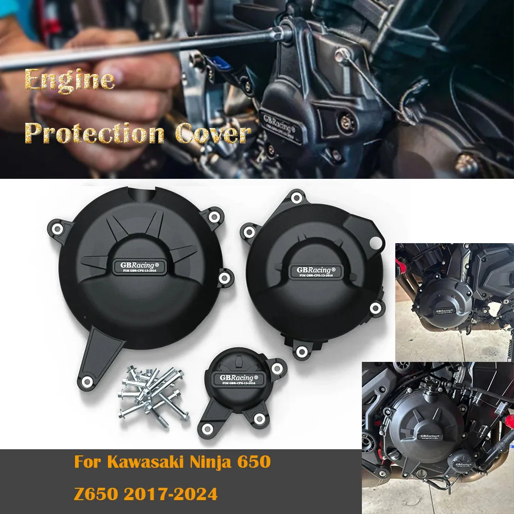 Защитный кожух двигателя для мотоциклов Kawasaki Z650 2017-2024 и Ninja650 2017-2024
Защитный кожух двигателя для мотоциклов Kawasaki Z650 2017-2024 и Ninja650 2017-2024