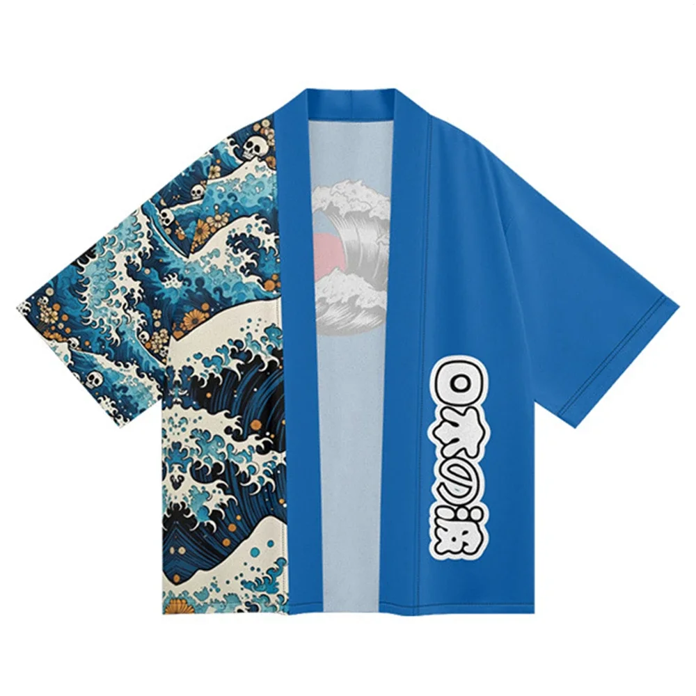 Кардиган Юката Халат Harajuku Уличная одежда Топы Много стилей японских Ukiyo-e с принтом волн Кимоно для женщин и мужчин Хаори Негабаритные
Кардиган Юката Халат Harajuku Уличная одежда Топы Много стилей японских Ukiyo-e с принтом волн Кимоно для женщин и мужчин Хаори Негабаритные