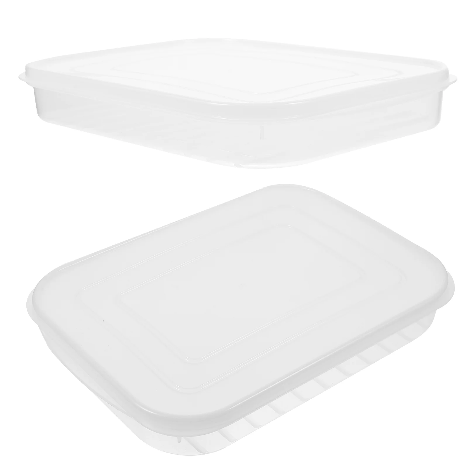 2 Pcs Meat Containers with Lids Bacon Sealed Boxes Small Refrigerator for Room Organizer Storage Transparent Plastic Cheese
2 Pcs Meat Containers with Lids Bacon Sealed Boxes Small Refrigerator for Room Organizer Storage Transparent Plastic Cheese