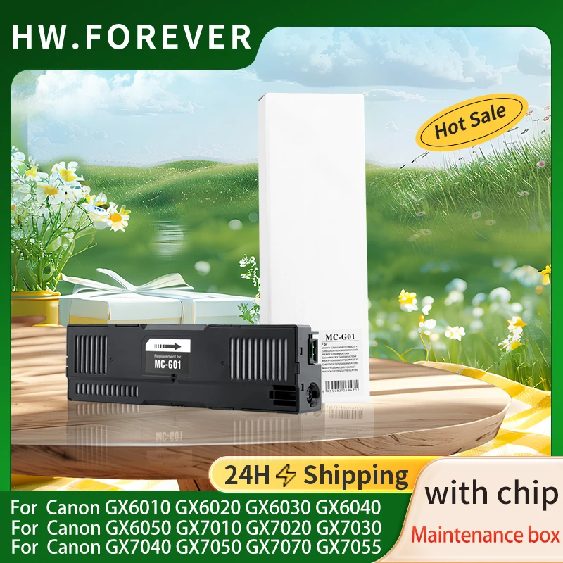 MC-G01 Maintenance Cartridge For Canon GX6010 GX6020 GX6030 GX6040 GX6050 GX7010 GX7020 GX7030 GX7040 GX7050 GX7070 GX7055
MC-G01 Maintenance Cartridge For Canon GX6010 GX6020 GX6030 GX6040 GX6050 GX7010 GX7020 GX7030 GX7040 GX7050 GX7070 GX7055