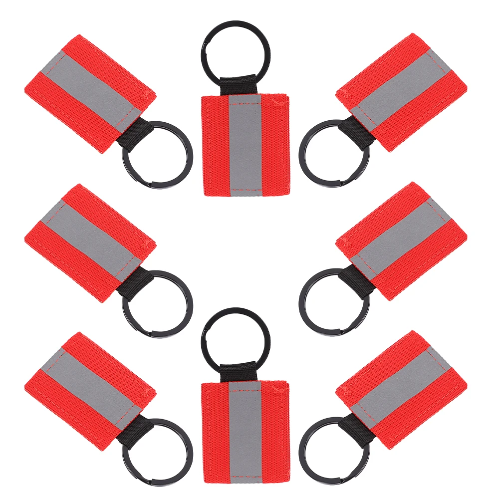 8pcs Reflective Keychain Tags High Visibility for Backpack Zippers Handbags Nylon Bag Pendants Camping Hiking Gear
8pcs Reflective Keychain Tags High Visibility for Backpack Zippers Handbags Nylon Bag Pendants Camping Hiking Gear
