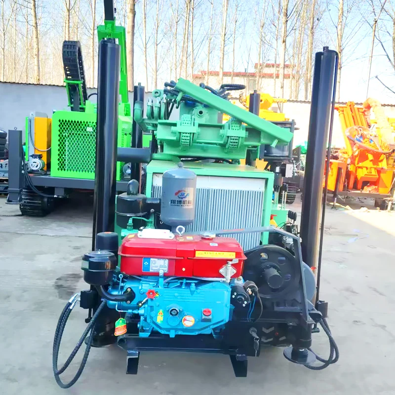 Customized Portable 150m 160m Depth Crawler Pneumatic Rotary Borehole Water Well Drill Drilling Rig Price
Customized Portable 150m 160m Depth Crawler Pneumatic Rotary Borehole Water Well Drill Drilling Rig Price
