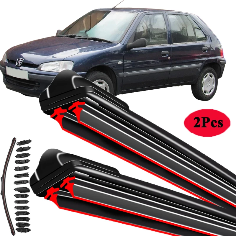For PEUGEOT 106 I II 1991-2003 Car Windshield Wiper Blade Front Windscreen Washer Accessories Window Cleaning Replacement Parts
For PEUGEOT 106 I II 1991-2003 Car Windshield Wiper Blade Front Windscreen Washer Accessories Window Cleaning Replacement Parts