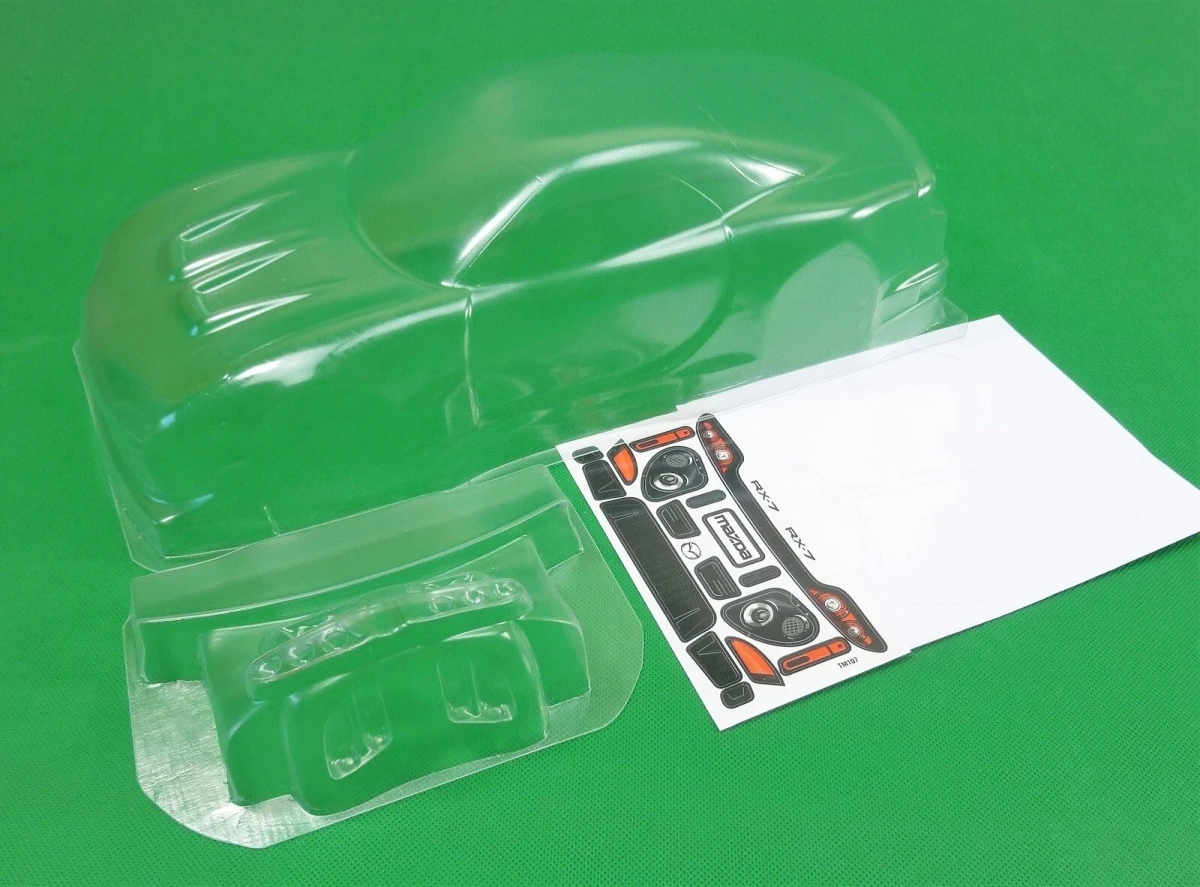 Clear Body Shell 1:12 Mazda RX7 S8 for 1:10 RC MINI Chassis Tamiya M05 210mm wheelbase Carten M210
Clear Body Shell 1:12 Mazda RX7 S8 for 1:10 RC MINI Chassis Tamiya M05 210mm wheelbase Carten M210