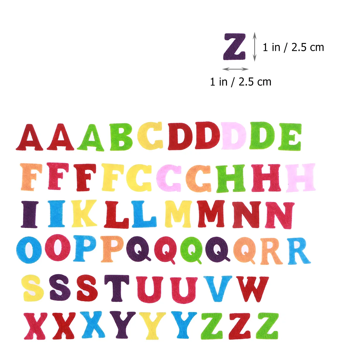 50pcs Felt Alphabet Letters DIY Material Crafts Reusable Non Greasy Sewing ABC Decorations Kids Flannel Party
50pcs Felt Alphabet Letters DIY Material Crafts Reusable Non Greasy Sewing ABC Decorations Kids Flannel Party