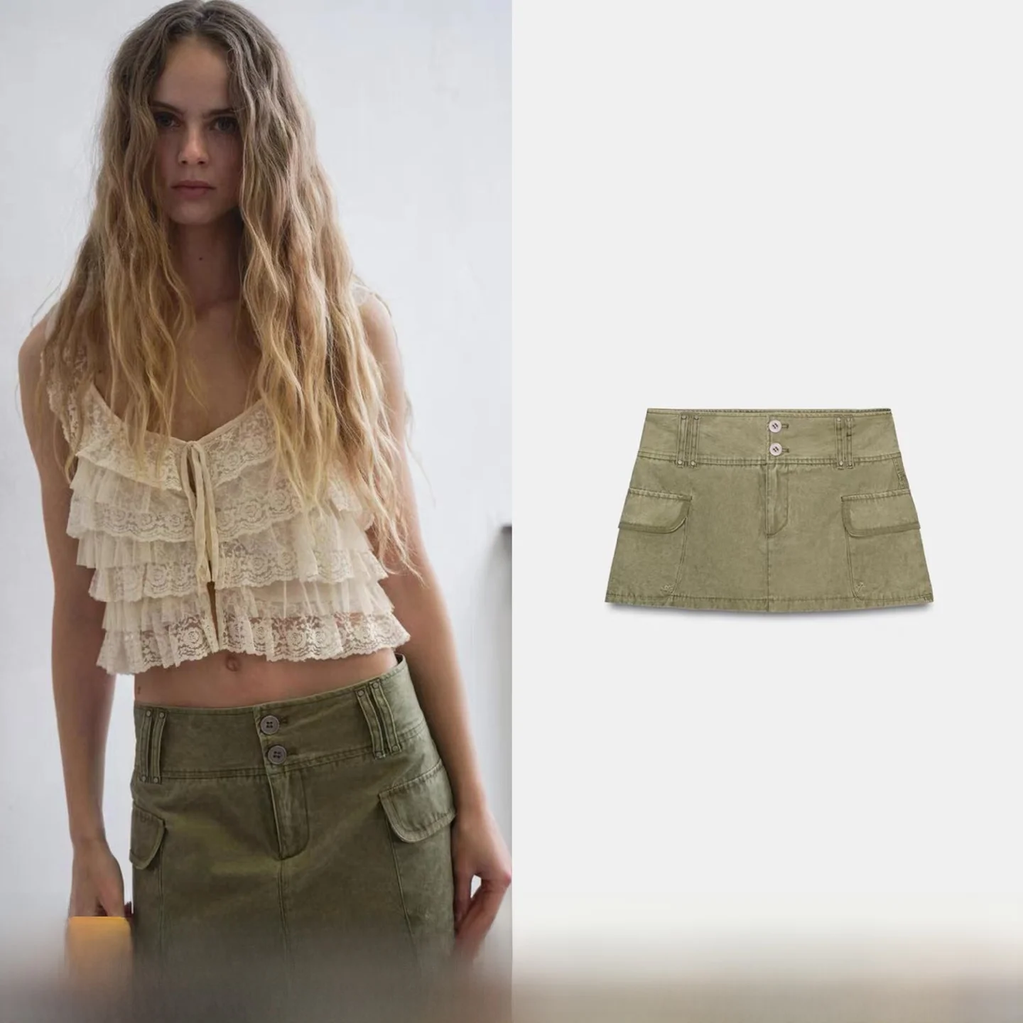 Spring Summer New Casual Fashion Short Half Skirt mid Waist Pocket Decorated Skirt Pants Shorts Women's Straight Leg Trousers
Spring Summer New Casual Fashion Short Half Skirt mid Waist Pocket Decorated Skirt Pants Shorts Women's Straight Leg Trousers