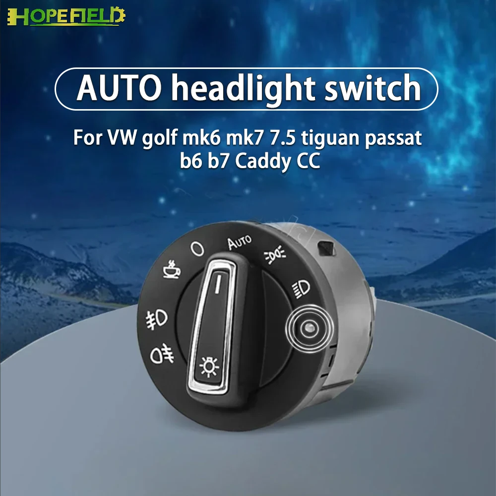 Car Auto Headlight Switch Beam Module Fog Light Button For VW Golf 6 Jetta MK5 Passat B6 B7 Tiguan MK1 2007 CC Lavida Interior
Car Auto Headlight Switch Beam Module Fog Light Button For VW Golf 6 Jetta MK5 Passat B6 B7 Tiguan MK1 2007 CC Lavida Interior