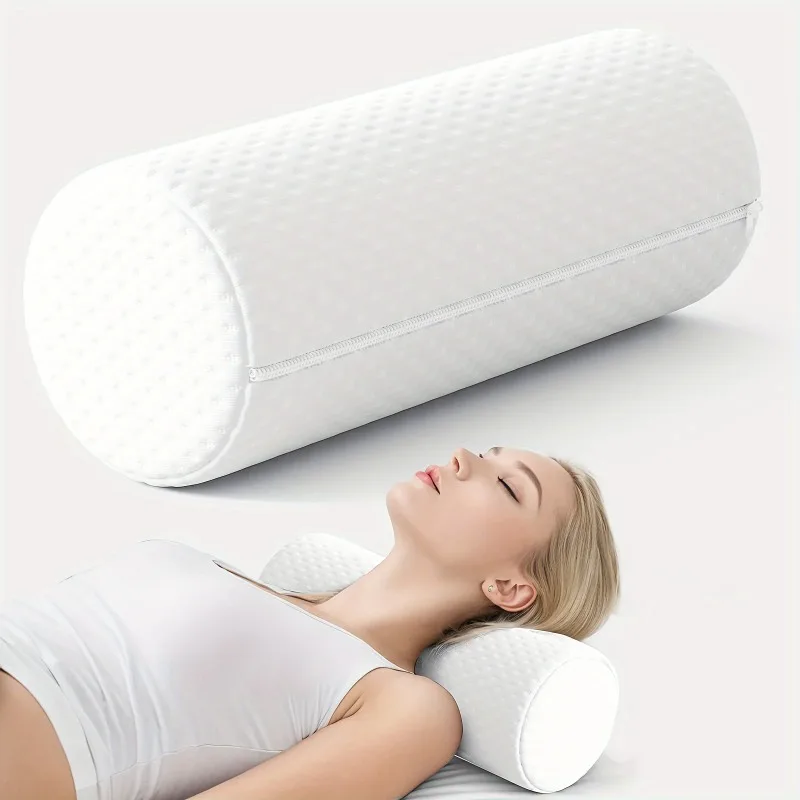 1 pcs Round Cervical Roll Pillow with Removable Washable Cover Ergonomically Designed To Fit The Head Neck Back and Legs
1 pcs Round Cervical Roll Pillow with Removable Washable Cover Ergonomically Designed To Fit The Head Neck Back and Legs