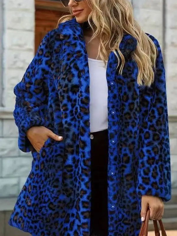 Faionable Leopard Print Loose Fur Jaet Women's Casual Sle Long Sve Mid-Length Coat Button Closure No Brand Registered
Faionable Leopard Print Loose Fur Jaet Women's Casual Sle Long Sve Mid-Length Coat Button Closure No Brand Registered