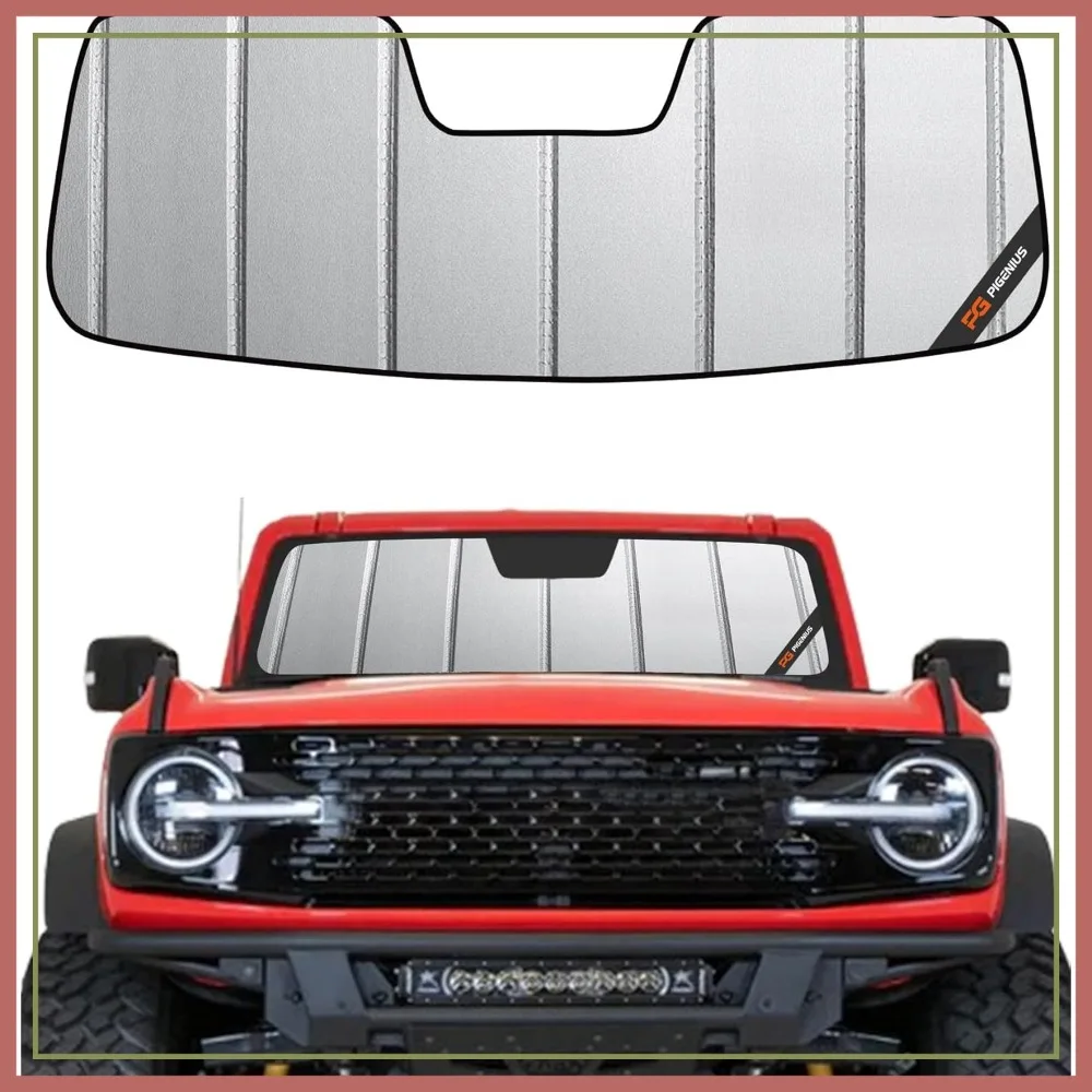 Sun Shade for Ford Bronco 2021-2026 Windshield Sunshade - Protect Your Interior
Sun Shade for Ford Bronco 2021-2026 Windshield Sunshade - Protect Your Interior