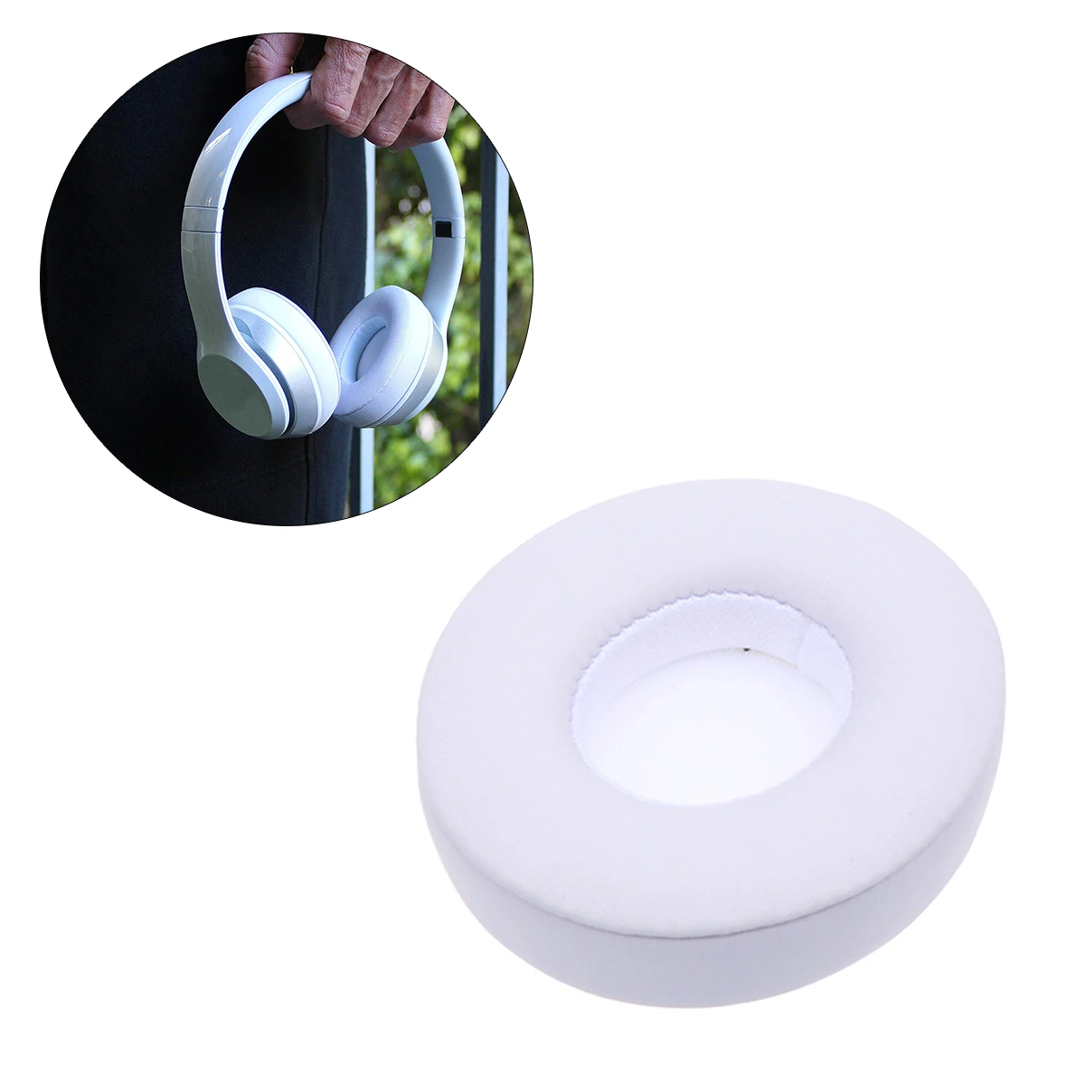 2Pcs Headphone Replacement Premium Sponge Comfortable Sound Isolation Cushion Pad for Wireless Headset
2Pcs Headphone Replacement Premium Sponge Comfortable Sound Isolation Cushion Pad for Wireless Headset