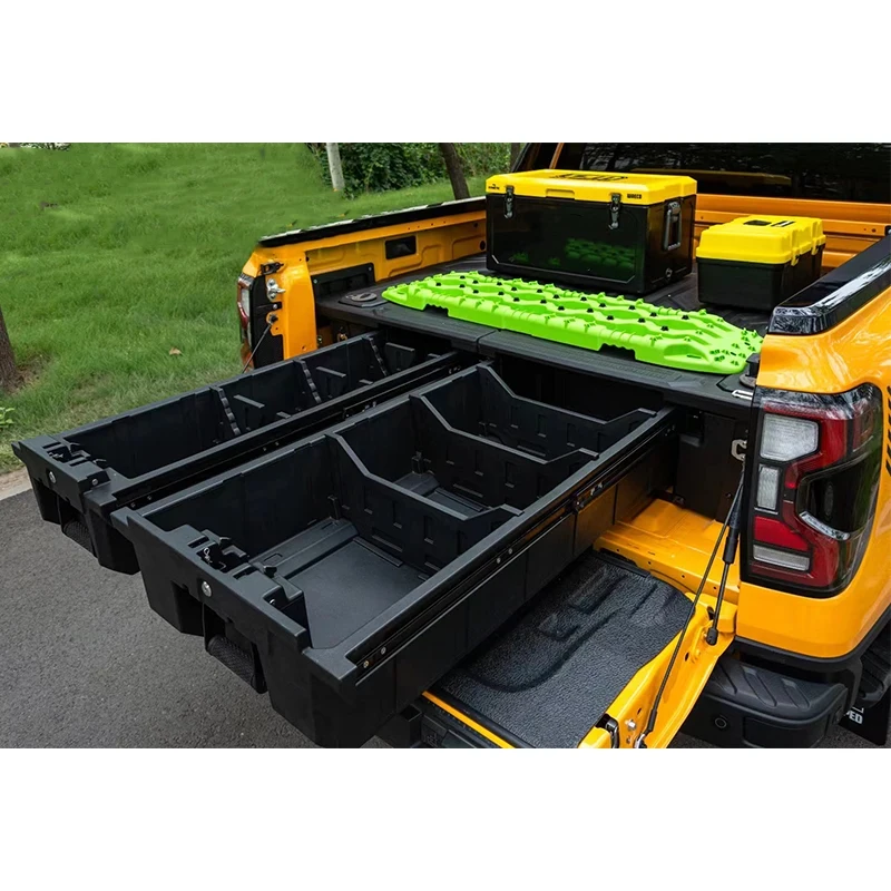 Pickup Trunk S Plastic Cargo Storage Boxes System Truck Drawer Ranger 2013-2024 New
Pickup Trunk S Plastic Cargo Storage Boxes System Truck Drawer Ranger 2013-2024 New