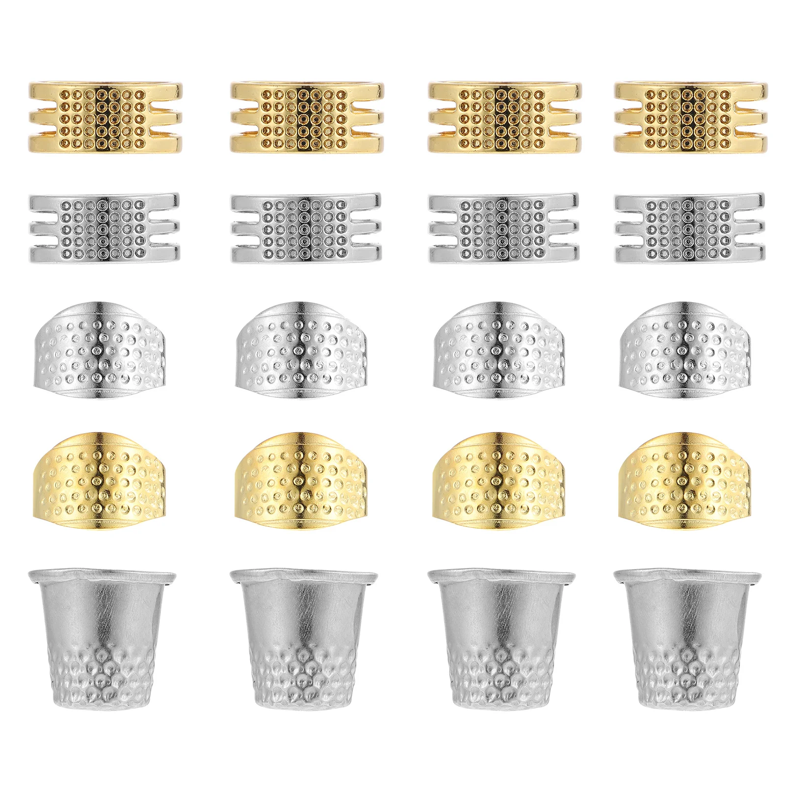 20Pcs Sewing Thimble Copper Finger Protectors Lightweight Compact DIY Craft Cross Stitch Embroidery Accessory Storage Carry Pin
20Pcs Sewing Thimble Copper Finger Protectors Lightweight Compact DIY Craft Cross Stitch Embroidery Accessory Storage Carry Pin