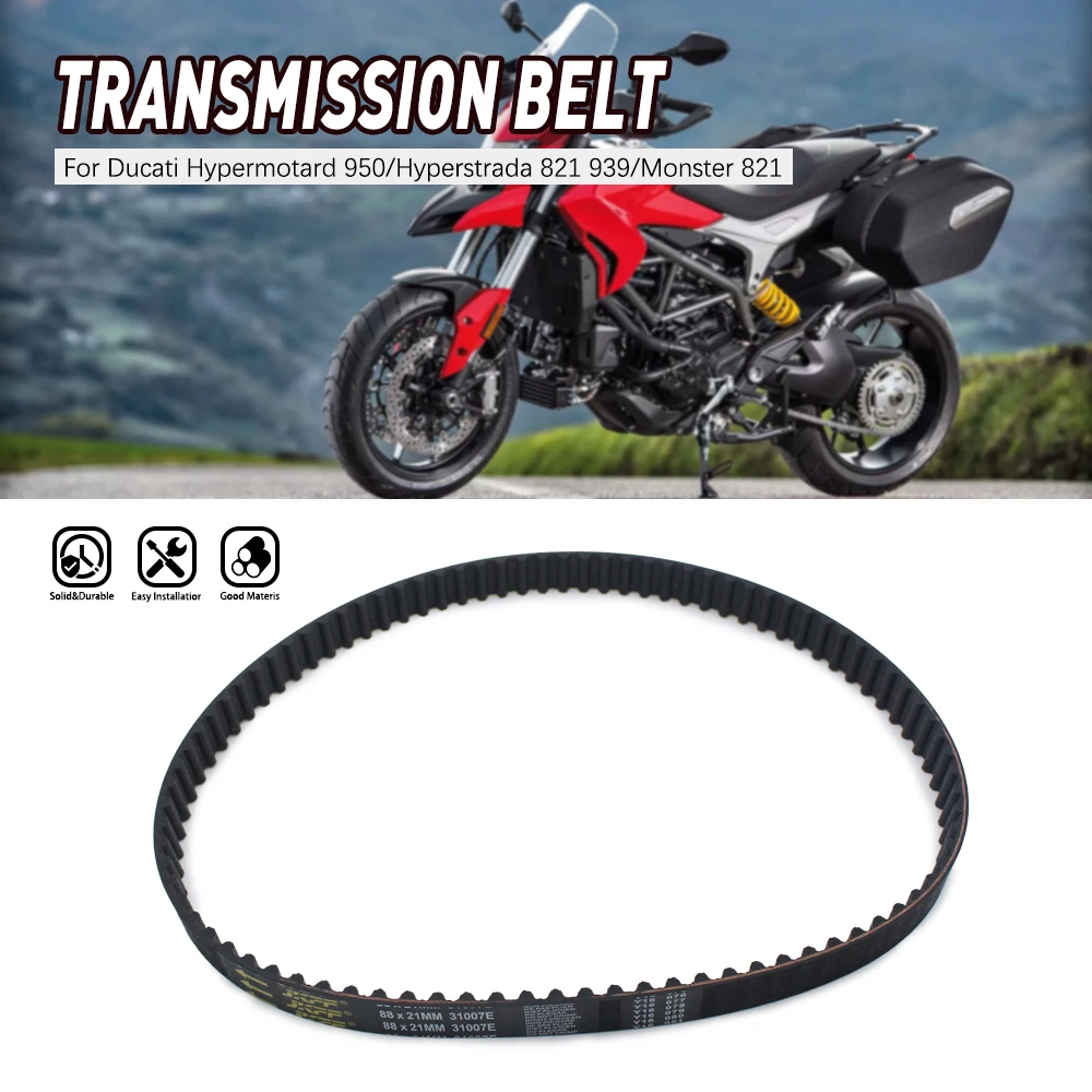 Motocross 88MM 21MM 31007E Drive Belt Transmission Belt For Ducati Monster 821 Dark Stealth Stripe ABS
Motocross 88MM 21MM 31007E Drive Belt Transmission Belt For Ducati Monster 821 Dark Stealth Stripe ABS