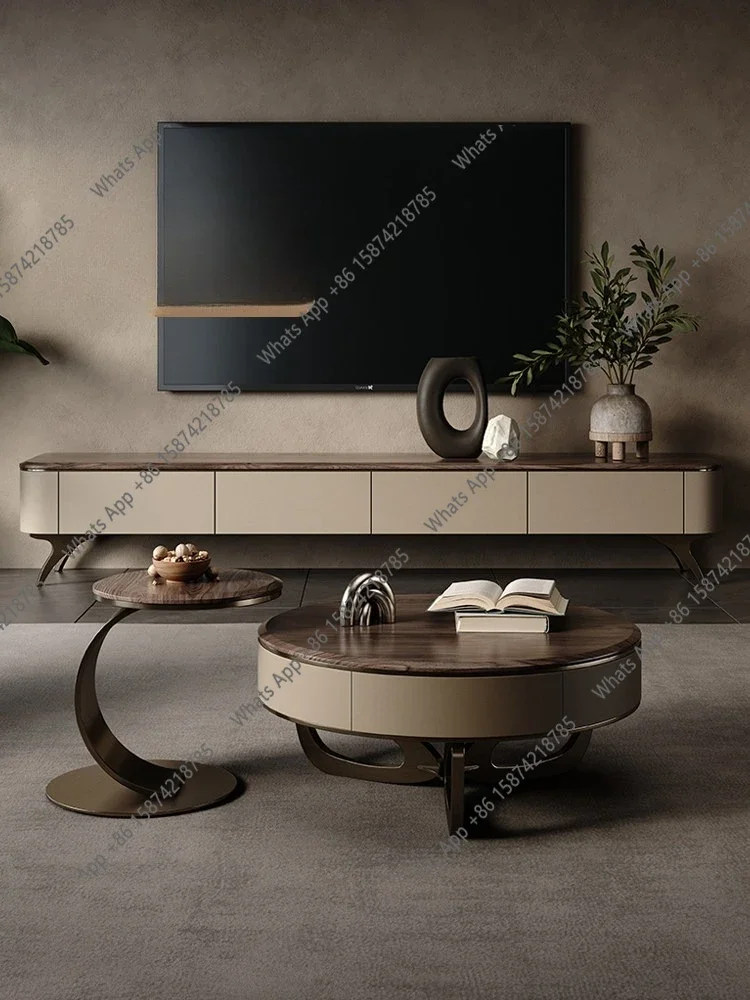 P Nordic Black Walnut Log Light Luxury High-end Living Room Solid Wood TV Cabinet Coffee Table Combination Simple And Modern
P Nordic Black Walnut Log Light Luxury High-end Living Room Solid Wood TV Cabinet Coffee Table Combination Simple And Modern