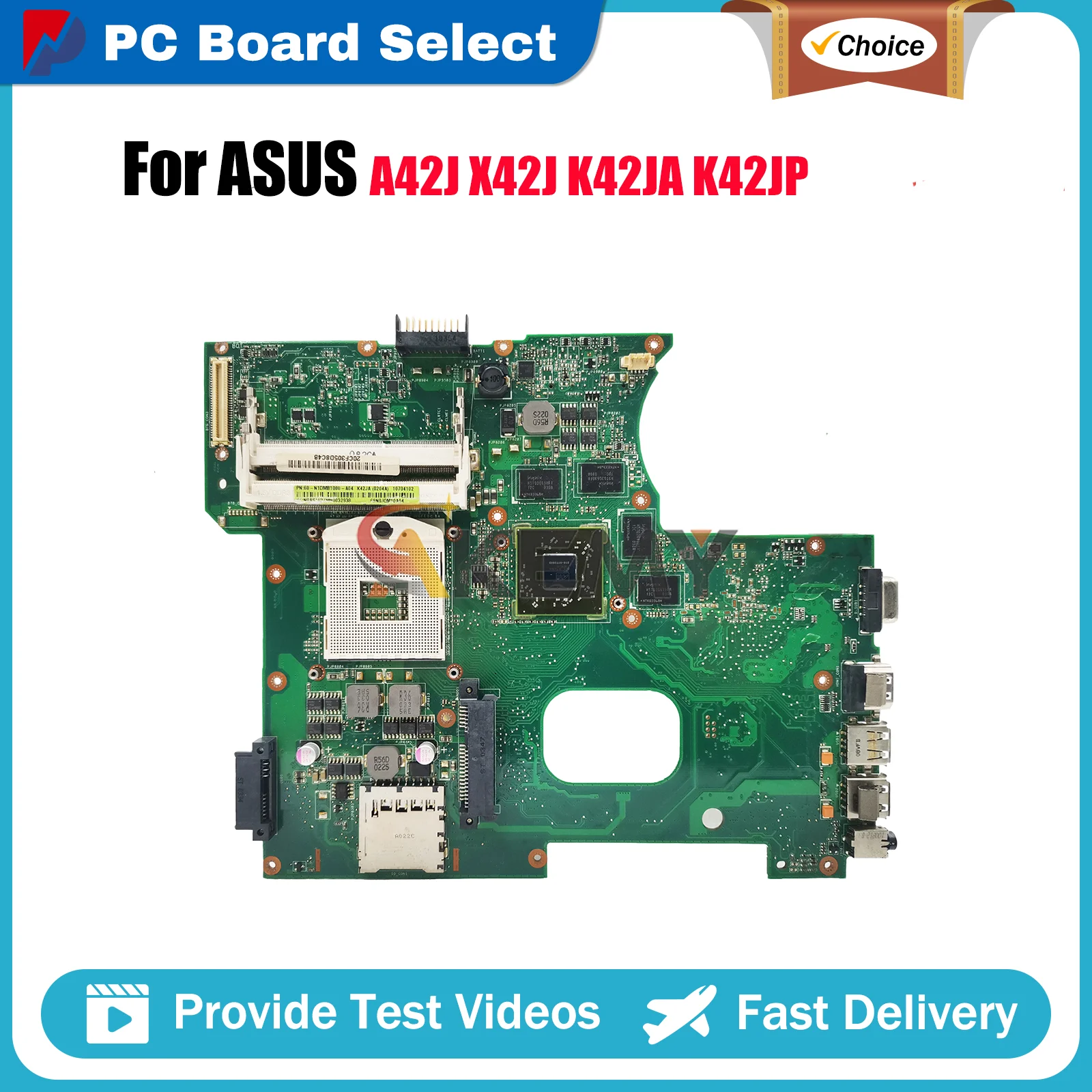 K42JA Laptop Motherboard For ASUS K42JY K42JA K42JZ X42J K42JE A42J K42JC K42JP K42JR K42JZ K42J Mainboard 100% tests fast ship
K42JA Laptop Motherboard For ASUS K42JY K42JA K42JZ X42J K42JE A42J K42JC K42JP K42JR K42JZ K42J Mainboard 100% tests fast ship