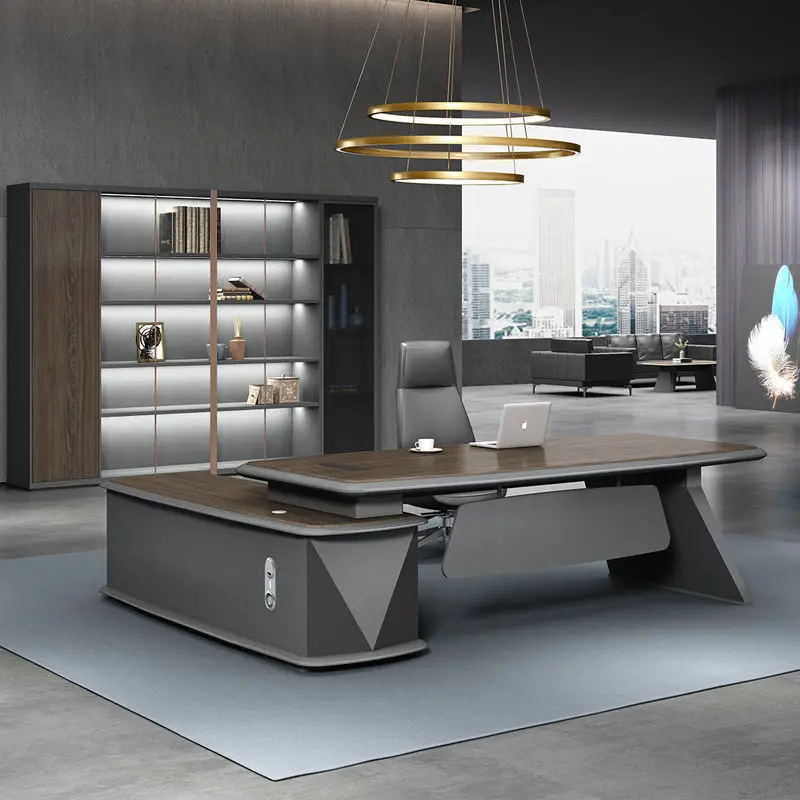 Boss , large desk, modern simple office furniture, board type, president, large desk and combination desk wholesale
Boss , large desk, modern simple office furniture, board type, president, large desk and combination desk wholesale